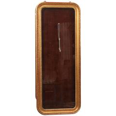 Antique Velvet and Gilt French Display Case