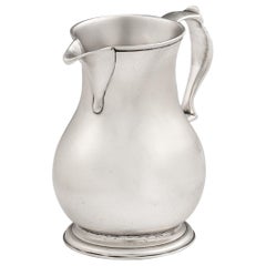 George II Sparrow Beak Jug Made in London by Richard Bayley, 1737