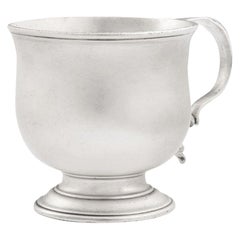 George II Tot Mug Made in London by Joseph Sanders, 1734