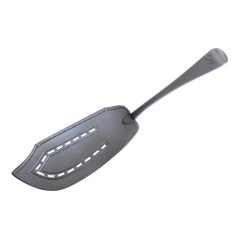 George III Old English Pattern Fish Slice Made in London by Samuel Knight, 1813
