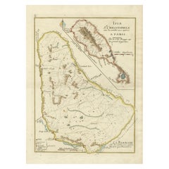 Antique Barados and St Christopher or St Kitts and Nevis Islands in the Caribbean, 1748