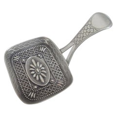 Antique George III Caddy Spoon Made in Birmingham by Cocks & Bettridge, 1809