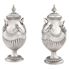 Paire de vases néoclassiques George III par Thomas Pitts I, 1771