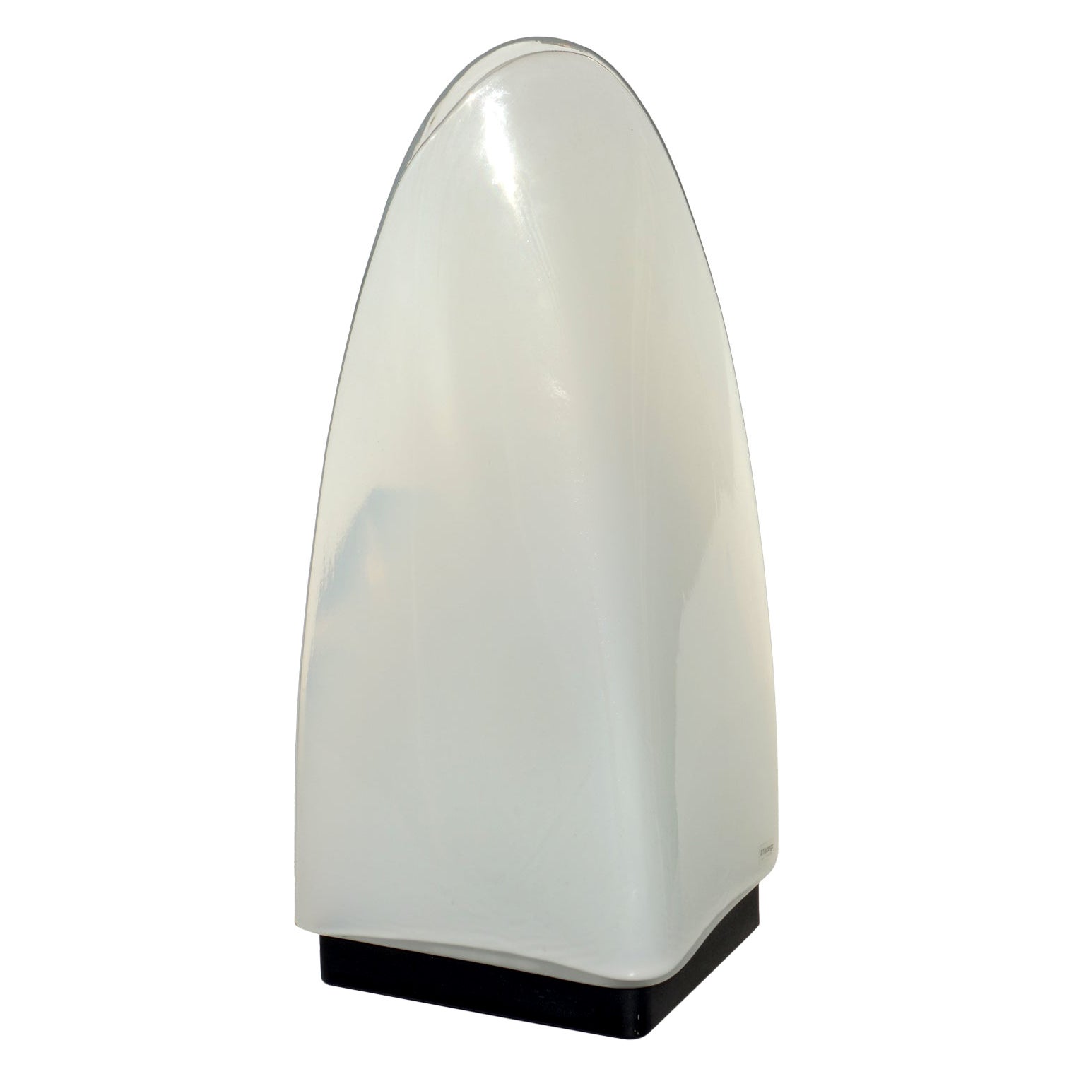1970 AV Mazzega Murano Glass Italian Design Large Table Lamp en vente