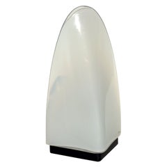 Used 1970s AV Mazzega Glass Murano Italian Design Large Table Lamp
