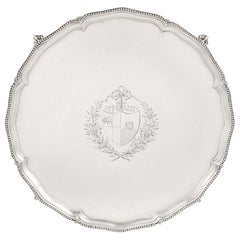 George III Drinks Salver Made in London by Richard Rugg, 1773