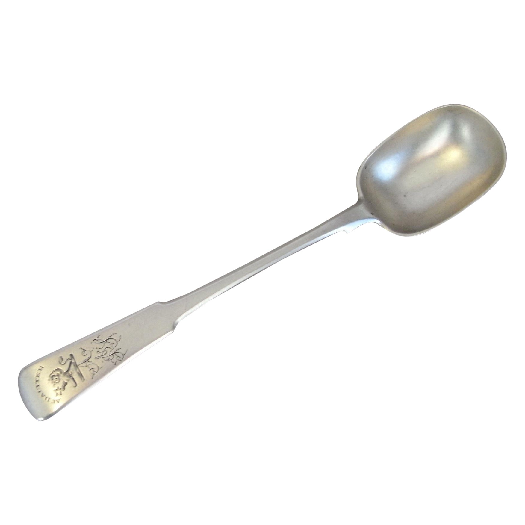 George III Butter Spoon Made in Edinbugh by George Dalgleish, 1816