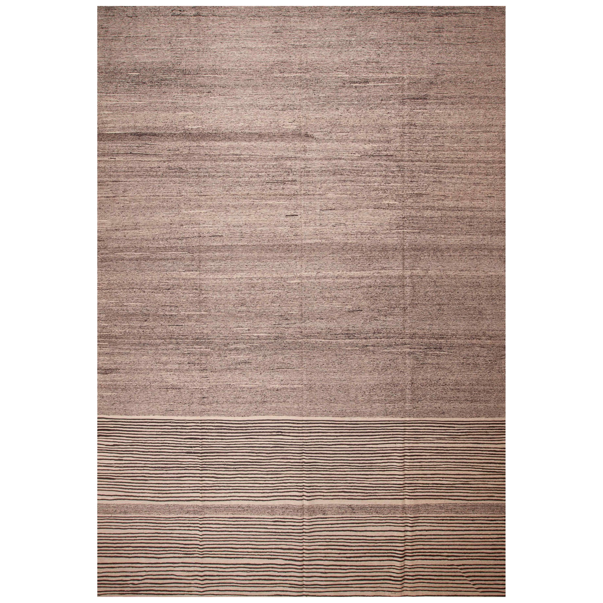 Nazmiyal Collection Abstract Tribal Design Modern Flatweave Rug 13' x 18'8"