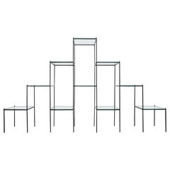 1960's Poul Cadovius Abstracta Style Stacking Shelving Unit or Room Divider