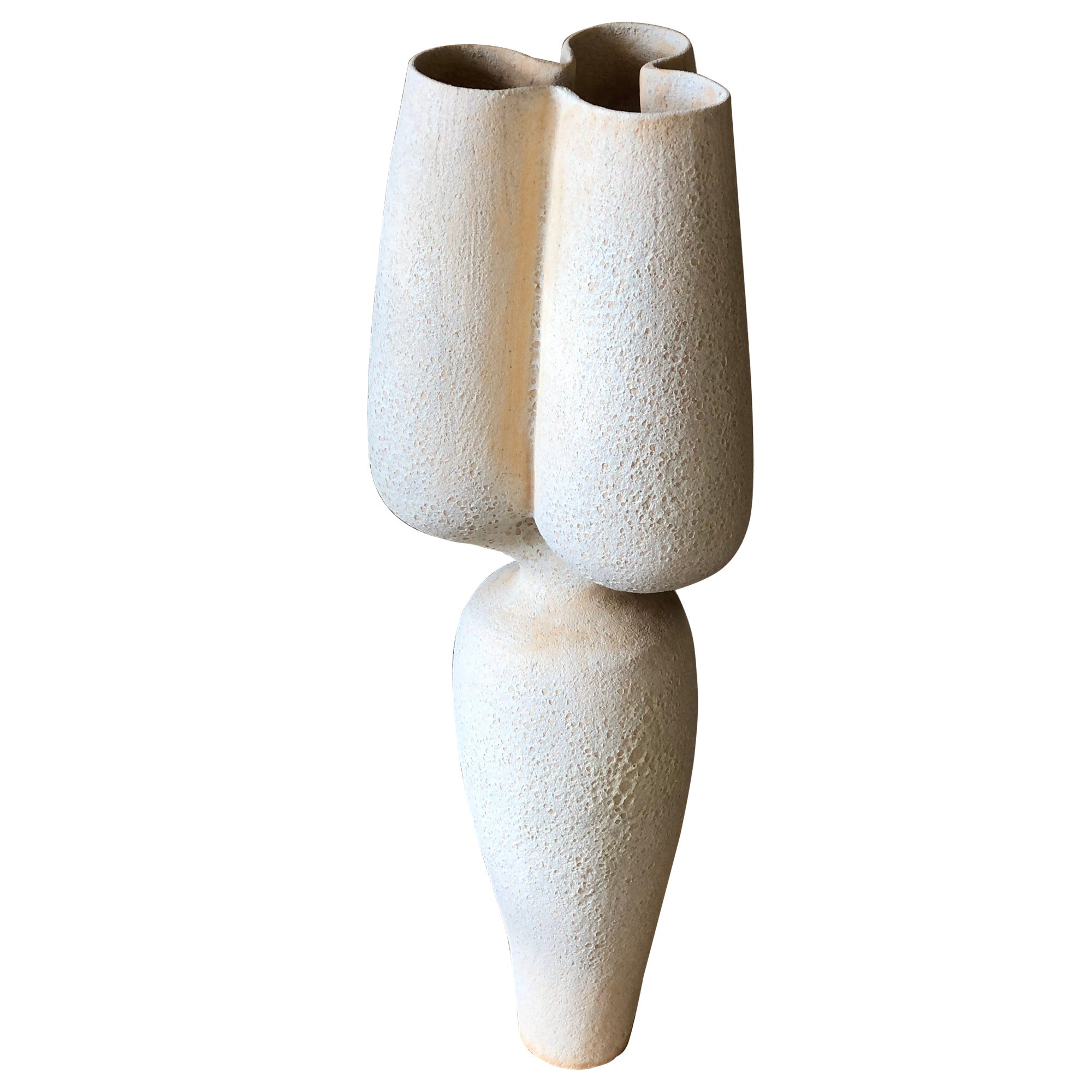 High Triple Vase by Sophie Vaidie For Sale