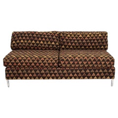 Baughman Style Boucle Upholstered Banquette