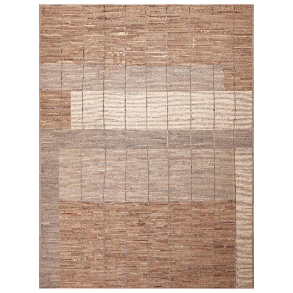 Nazmiyal Collection Modern Minimalist Earthy Color Room Size Rug 10'5 ...