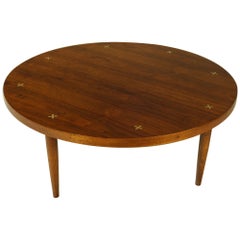 Vintage Walnut Coffee Table by Merton Gershun for American of Martinsville 