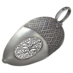 Antique George III Caddy Spoon Made in Birmingham by Samuel Pemberton, 1804