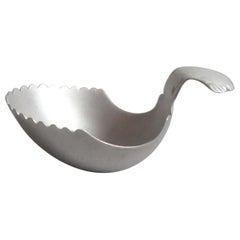 Antique George III "Thumb Scoop" Caddy Spoon Made in Birmingham by Joseph Taylor, 1803