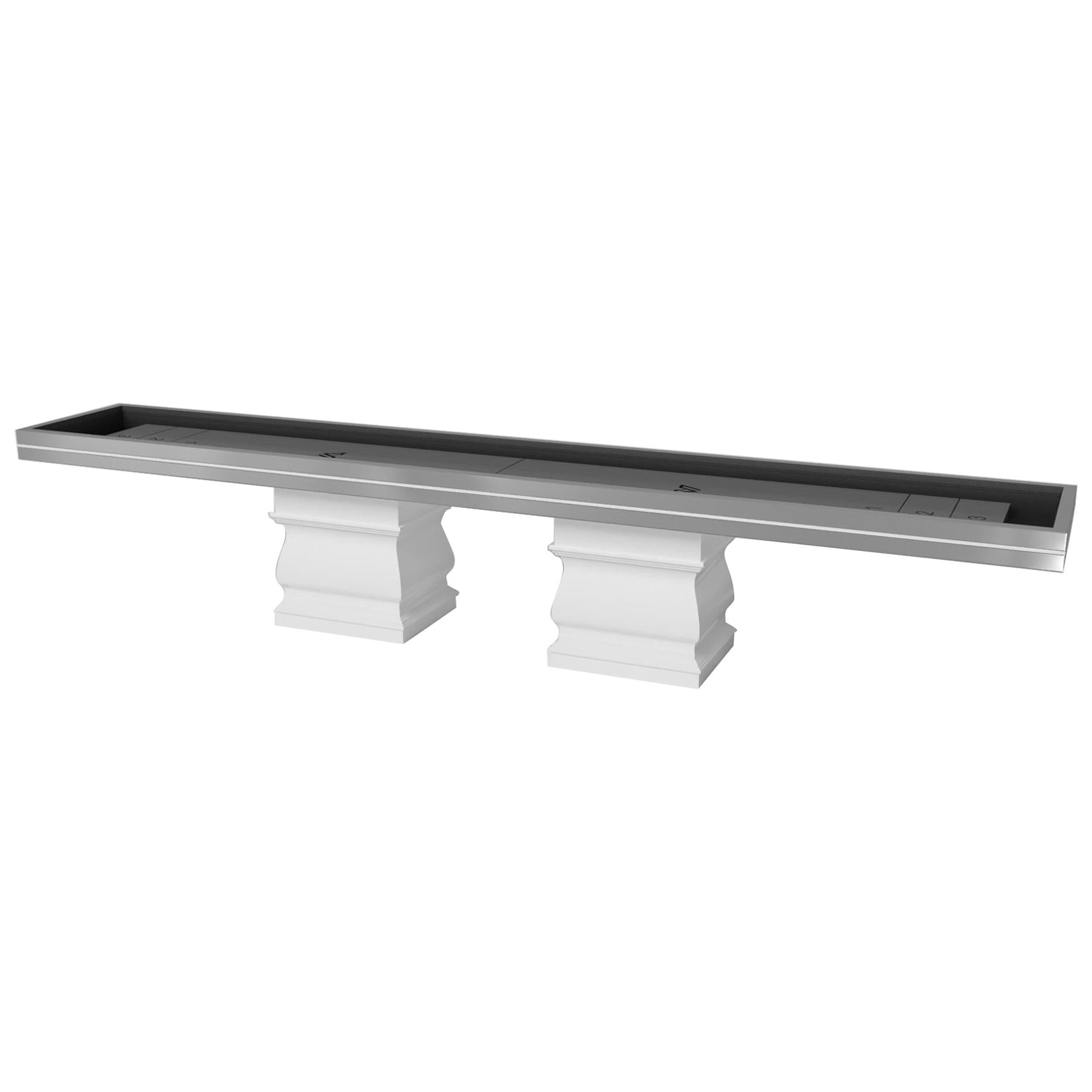 Elevate Customs Baluster Shuffleboard / Stainless Steel Sheet Metal in 12' - USA For Sale