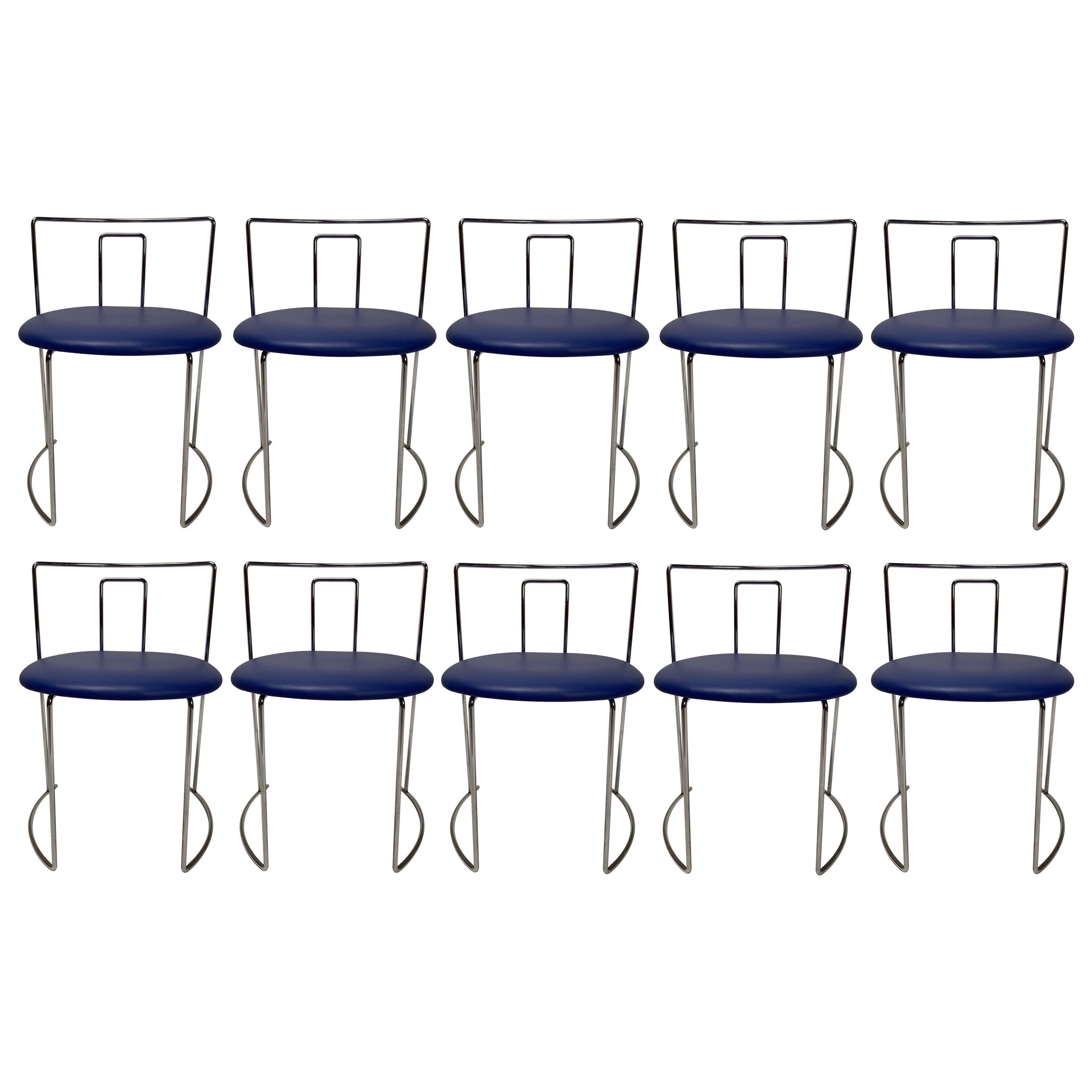 Kazuhide Takahama for Simon Gavina Set of eight dining chairs "Gaja", Italy For Sale