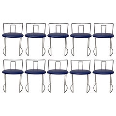Kazuhide Takahama for Simon Gavina Set of eight dining chairs "Gaja", Italy
