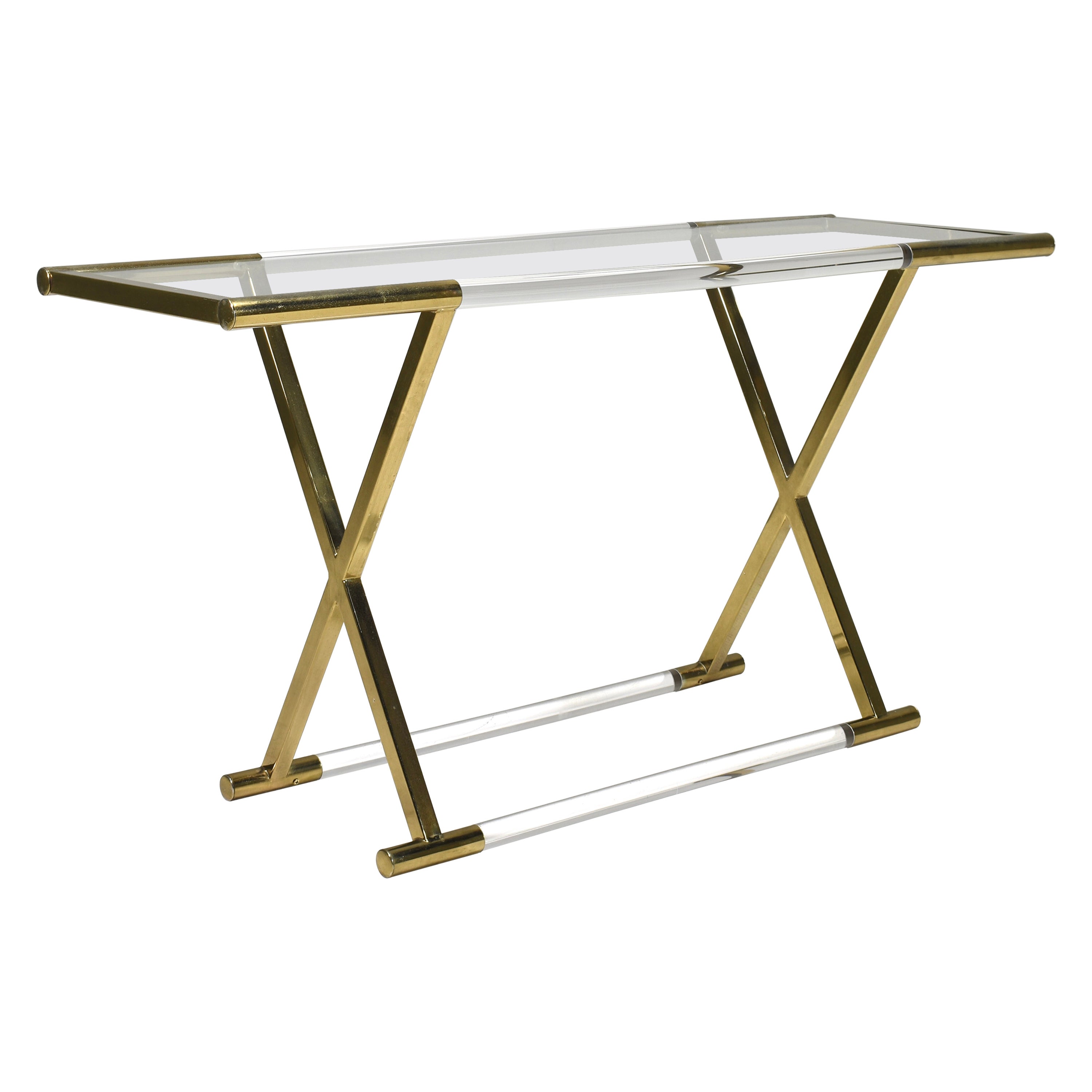 Charles Hollis Jones X Console Table For Sale