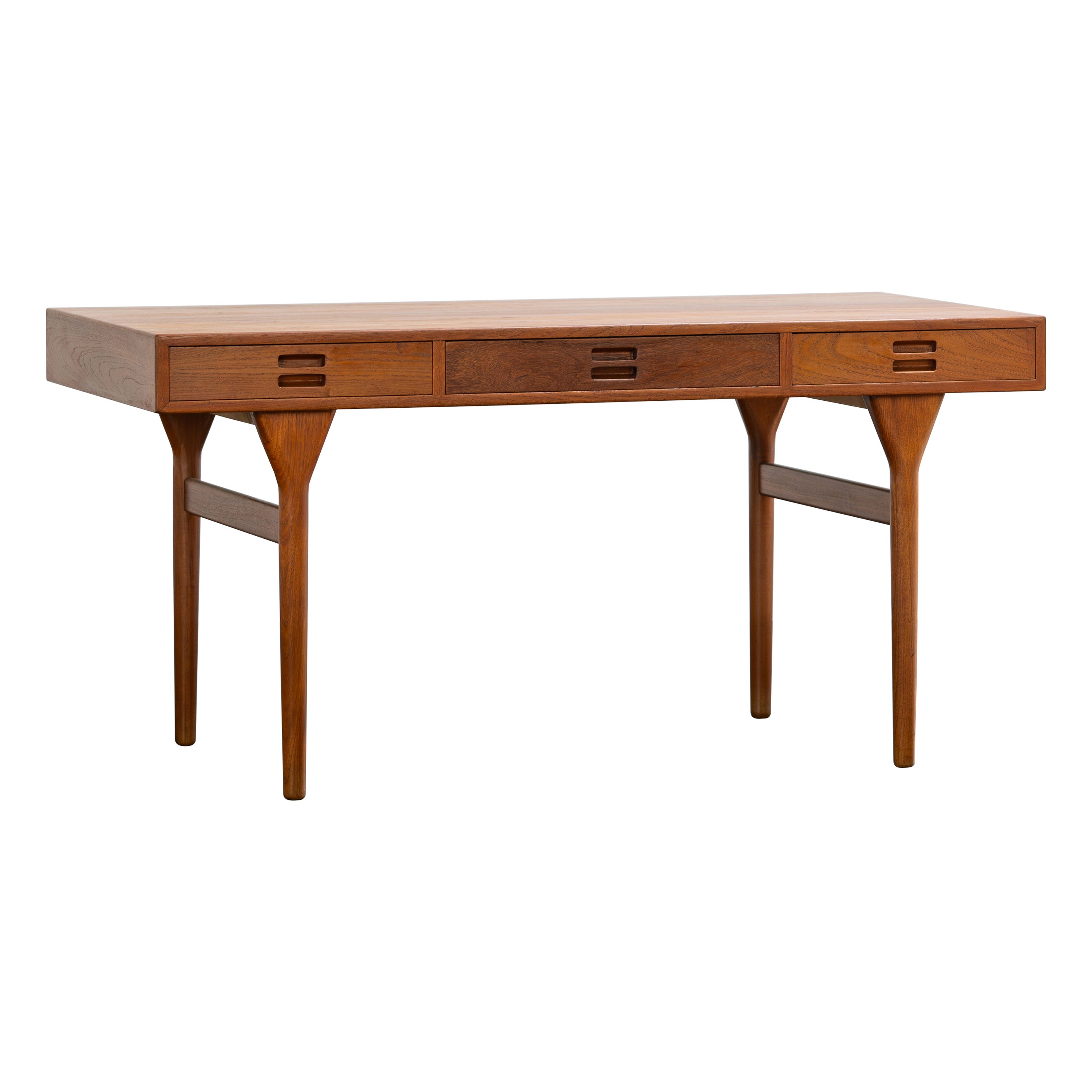 Nanna Ditzel Table Desk in Teak Søren Willadsen 1958 Denmark Mid Century Modern For Sale