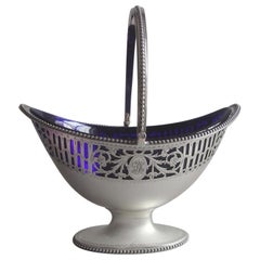 Cesta de azúcar de Jorge III hecha en Londres por William Plummer, 1785