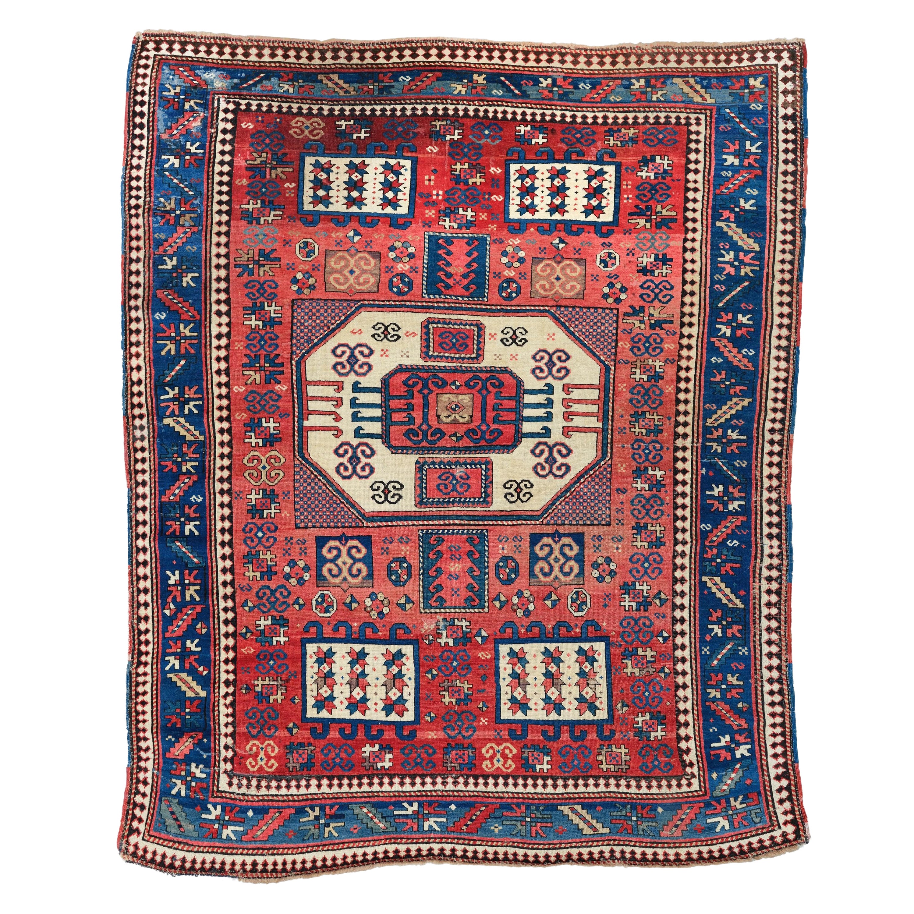 Antiker Karachop-Teppich - Karachop-Teppich aus dem 19. Jahrhundert, antiker Teppich