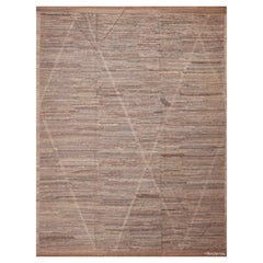 Nazmiyal Collection Modern Abstract Minimalist Tribal Area Rug 10'8" x 13'8"