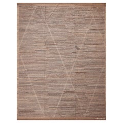 Nazmiyal Collection Modern Abstract Minimalist Tribal Area Rug 10'8" x 13'8"