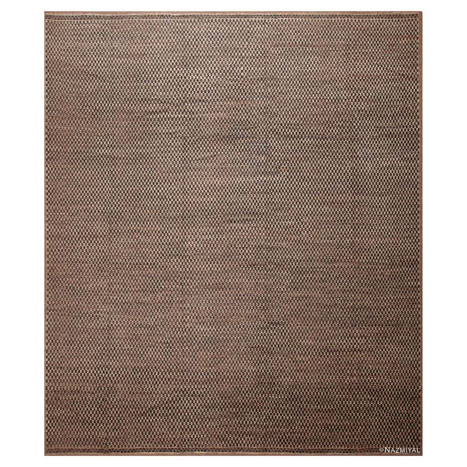 Nazmiyal Collection Earthy Brown Tribal Geometric Modern Rug 10' x 13'5 ...