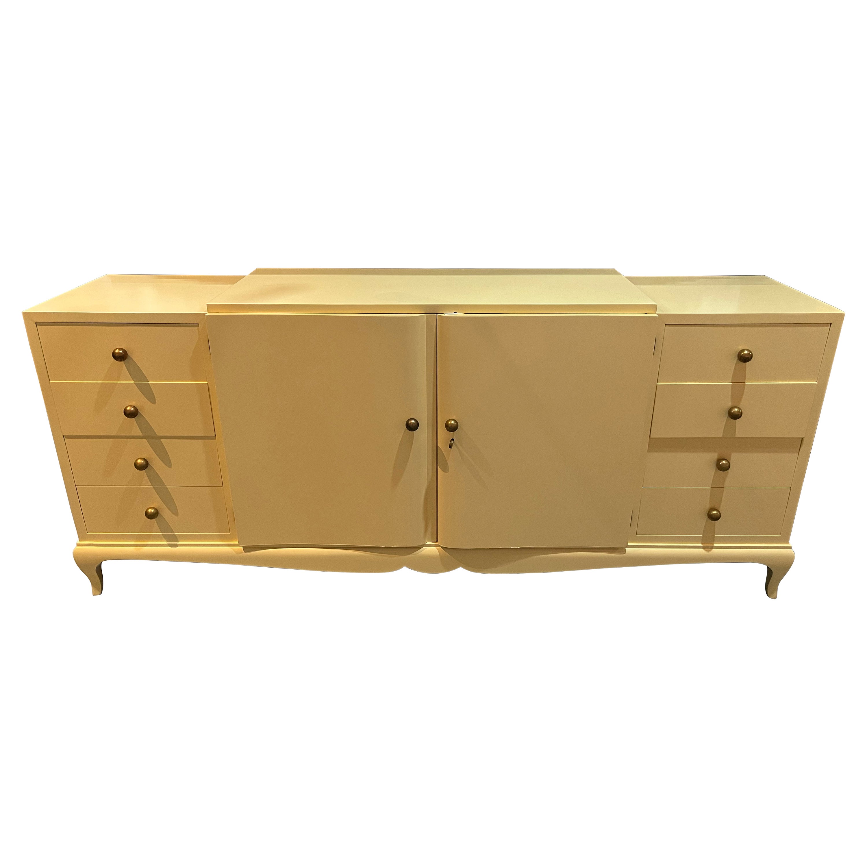 French Art Deco Period Sideboard in the style of André Arbus For Sale