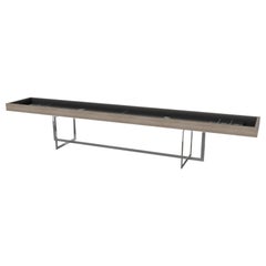 Elevate Customs Beso Shuffleboard Tables / Solid White Oak Wood in 12' - USA
