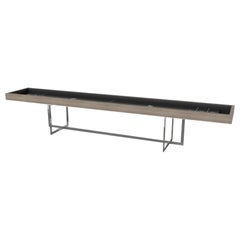 Elevate Customs Beso Shuffleboard Tables / Solid White Oak Wood in 16' - USA