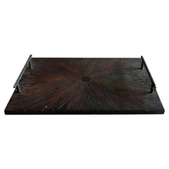 20th Century European Mid-Century Modern Vintage Wooden Serving Tray