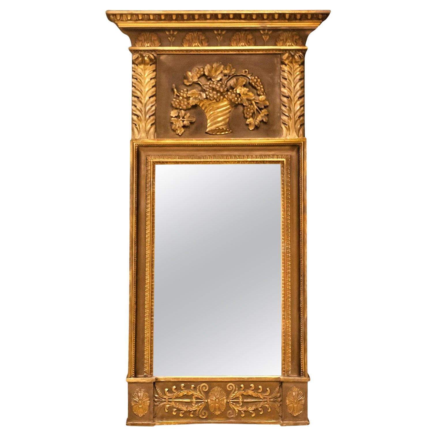 Regency Classical Giltwood Mirror, Circa:1825, England For Sale