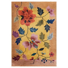 Tappeto Art Deco cinese degli anni '20 ( 2' x 3' - 60 x 90 )