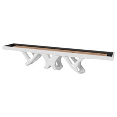 Elevate Customs Draco Shuffleboard Tables /Solid Pantone White Color in 12' -USA