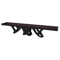 Tables de Shuffleboard Draco de Elevate Customs /Couleur Pantone Black en 18' -USA