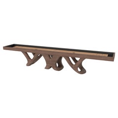 Elevate Customs Draco Shuffleboard-Tische aus massivem Nussbaumholz in 12' - USA