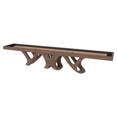 Tables de shuffleboard Elevate Customs Draco / Solid Walnut Wood en 22' - USA