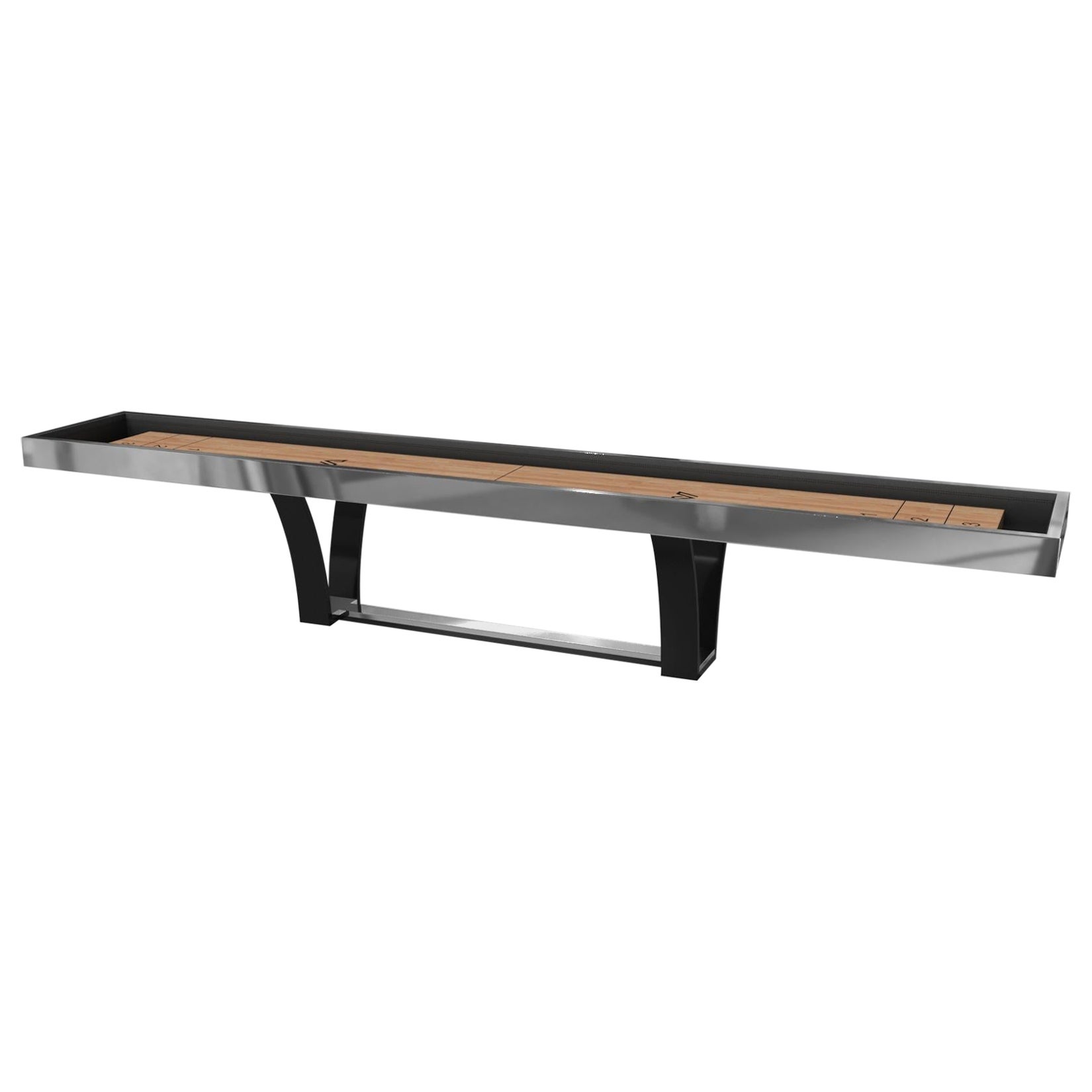 Elevate Customs Elite Shuffleboard Table/Stainless Steel Sheet Metal in 12' -USA