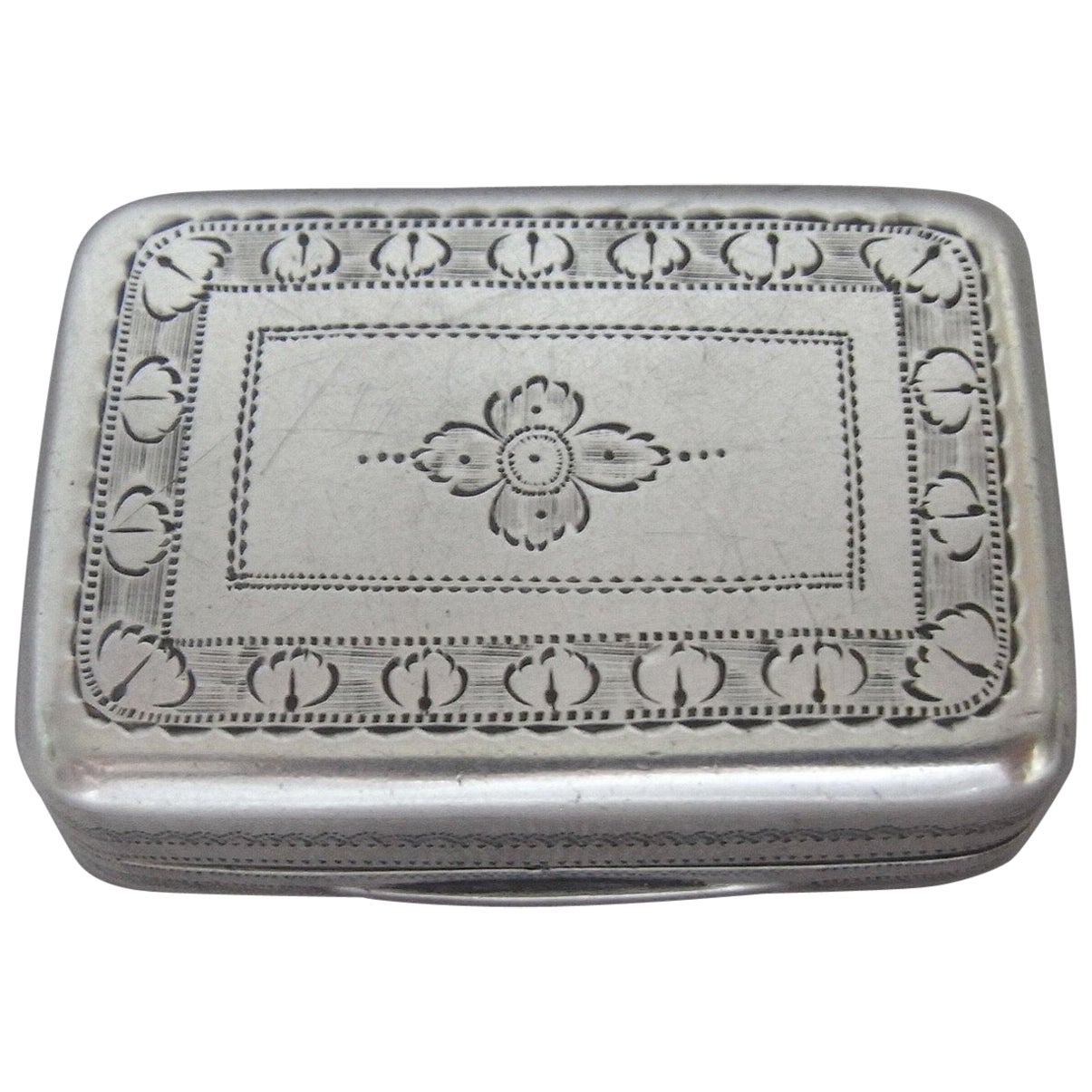 George III Vinaigrette Made in London by Joseph Ash, 1812