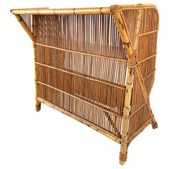 Tiki-Bar aus Bambus aus der Mitte des Jahrhunderts, 1960er Jahre