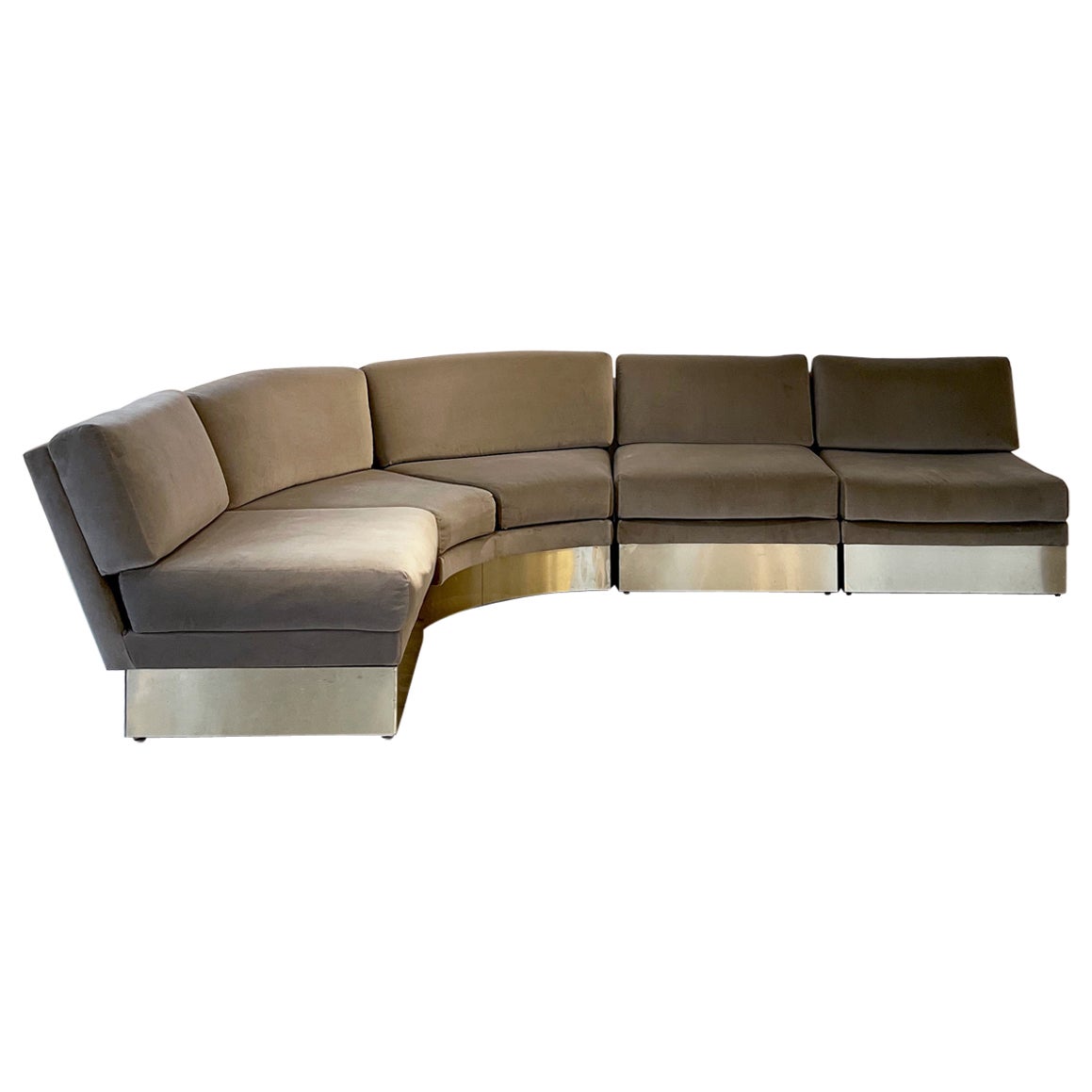 California Corner sofa by Jacques Charpentier from the 1970s For Sale