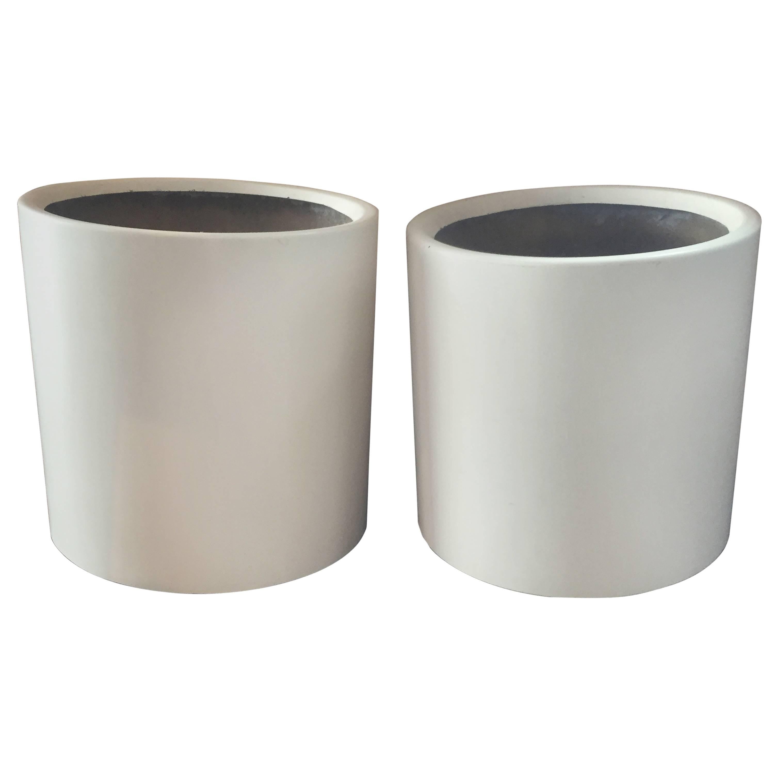 Pair of Vintage Douglas Deeds Planters for Sintoform Architectural Fiberglass US