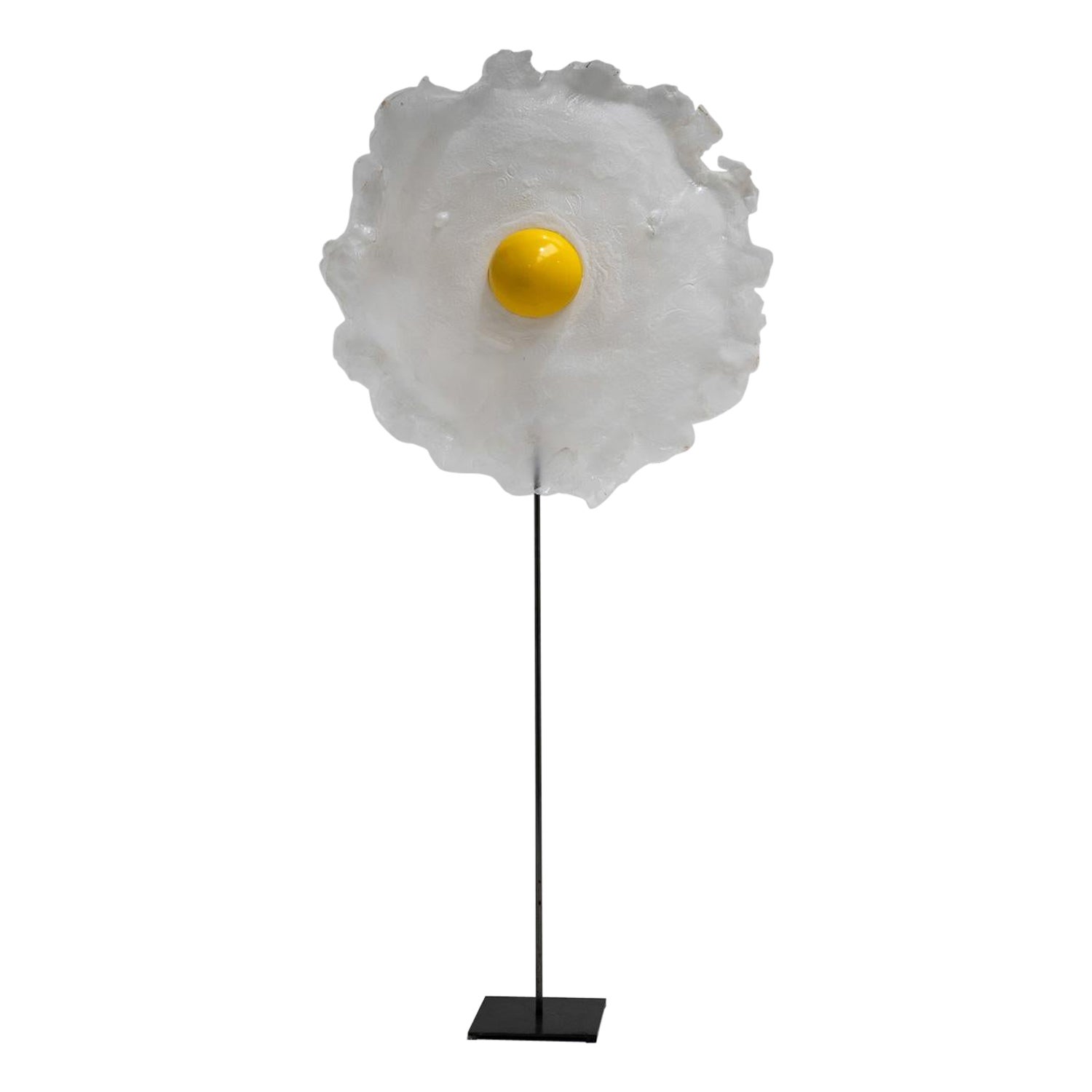 Large Egg Floor lamp by Michel Froment, France 1990s For Sale
