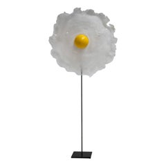 Vintage Large Egg Floor lamp by Michel Froment, France 1990s