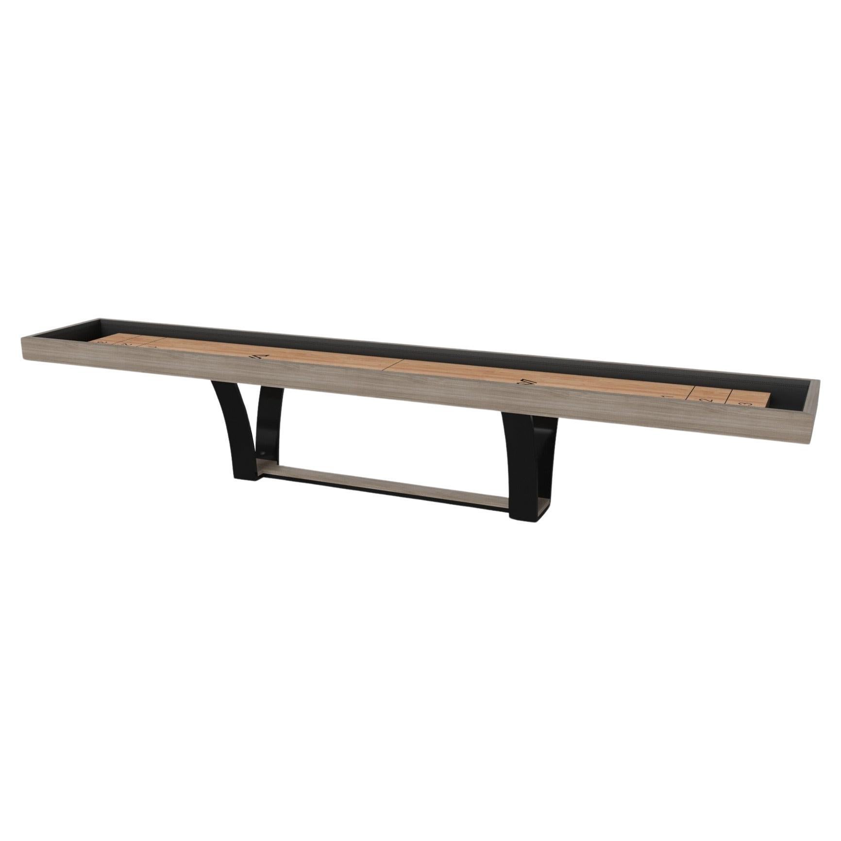 Elevate Customs Elite Shuffleboard Tables / Solid White Oak Wood in 14' - USA