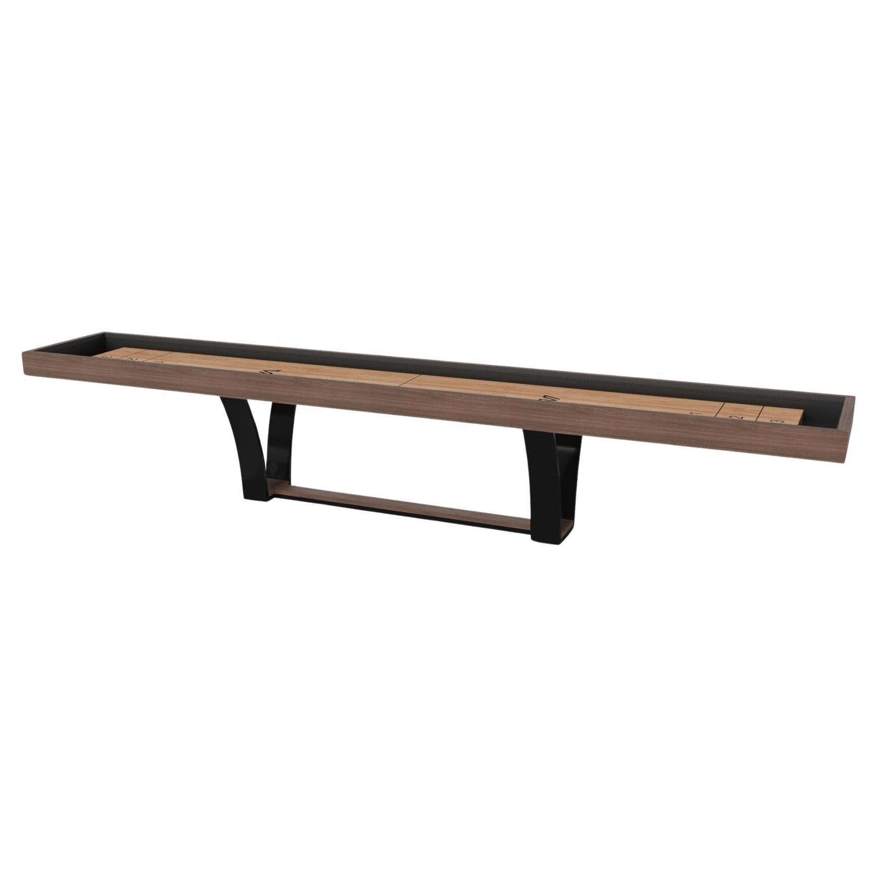 Elevate Customs Elite Shuffleboard Tables / Solid Walnut Wood in 14' - USA