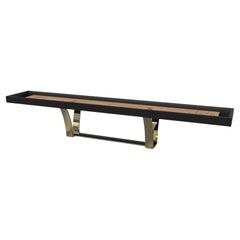 Elevate Customs Elite Shuffleboard Tables / Solid Brass Sheet Metal in 12' - USA