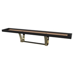 Elevate Customs Elite Shuffleboard Tables / Solid Brass Sheet Metal in 14' - USA